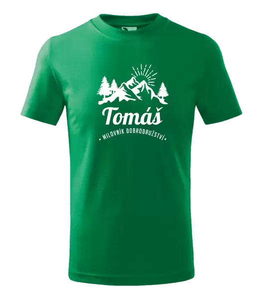 Dětské tričko Milovník dobrodružství