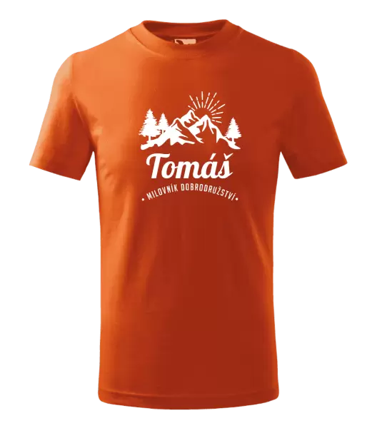 Dětské tričko Milovník dobrodružství