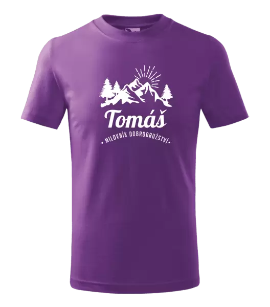 Dětské tričko Milovník dobrodružství