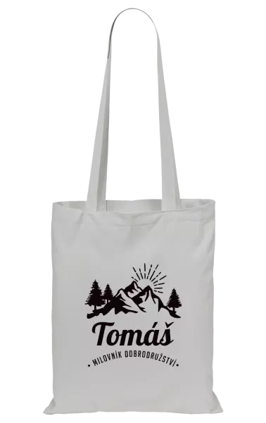 Látková taška Milovník dobrodružství