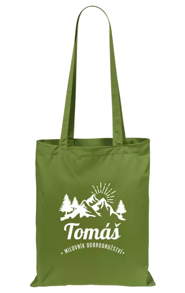 Látková taška Milovník dobrodružství