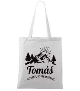 Látková taška Milovník dobrodružství
