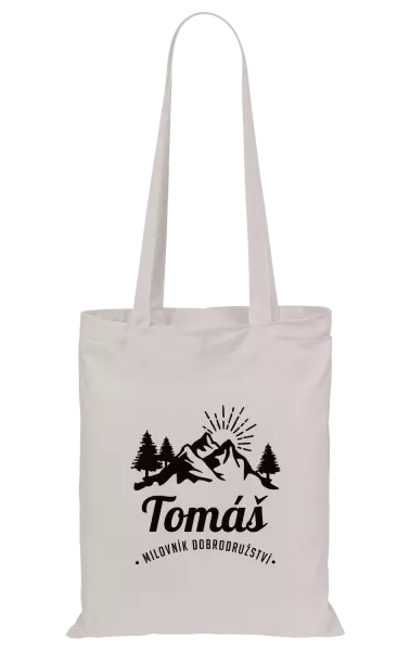 Látková taška Milovník dobrodružství