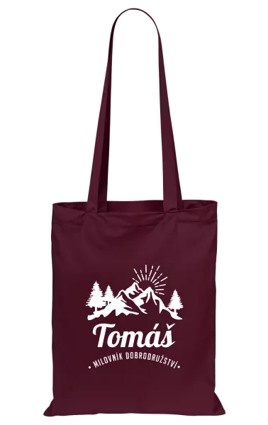 Látková taška Milovník dobrodružství