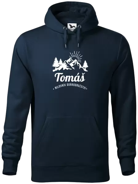 Pánská mikina Milovník dobrodružství