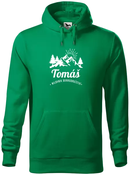 Pánská mikina Milovník dobrodružství