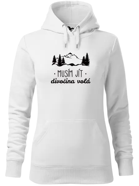 Dámská mikina Musím jít, divočina volá