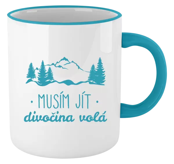 Hrnek Musím jít, divočina volá