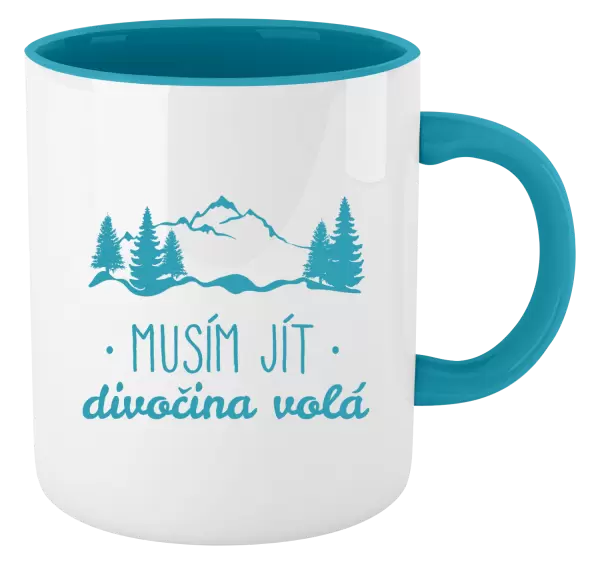 Hrnek Musím jít, divočina volá