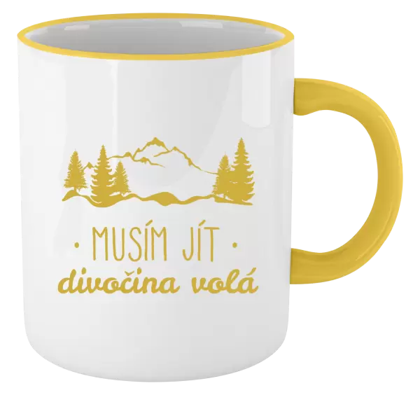 Hrnek Musím jít, divočina volá