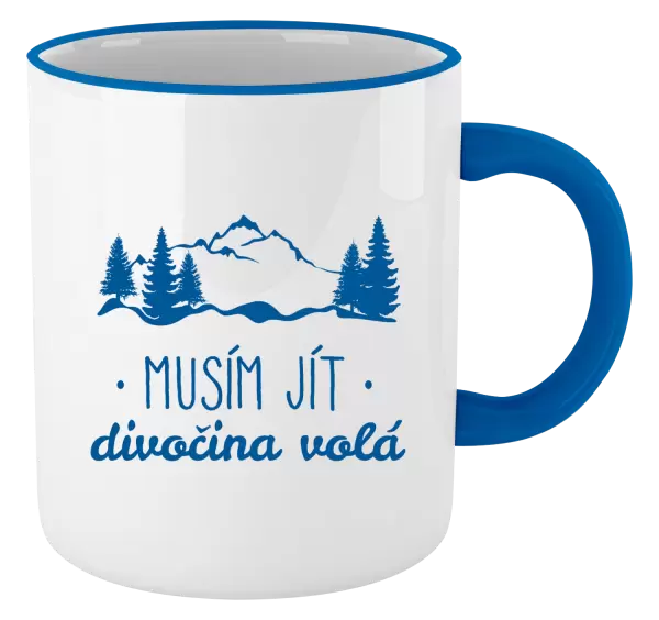 Hrnek Musím jít, divočina volá