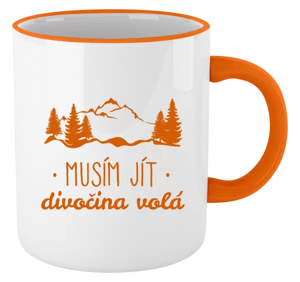 Hrnek Musím jít, divočina volá