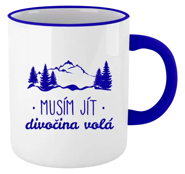 Hrnek Musím jít, divočina volá