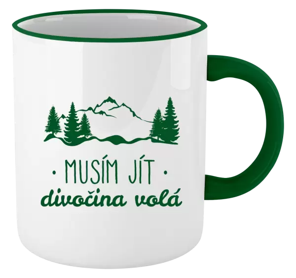 Hrnek Musím jít, divočina volá