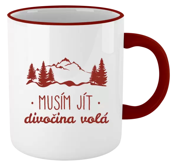 Hrnek Musím jít, divočina volá