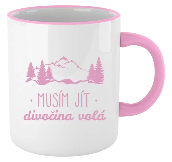 Hrnek Musím jít, divočina volá