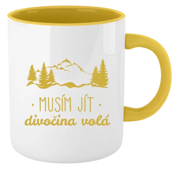 Hrnek Musím jít, divočina volá