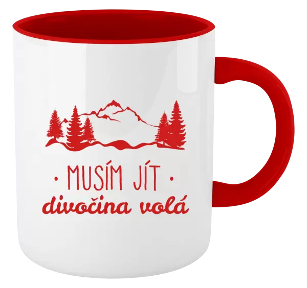 Hrnek Musím jít, divočina volá