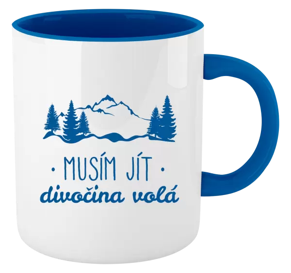 Hrnek Musím jít, divočina volá