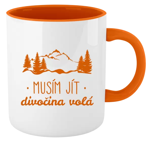 Hrnek Musím jít, divočina volá