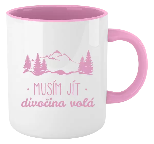 Hrnek Musím jít, divočina volá