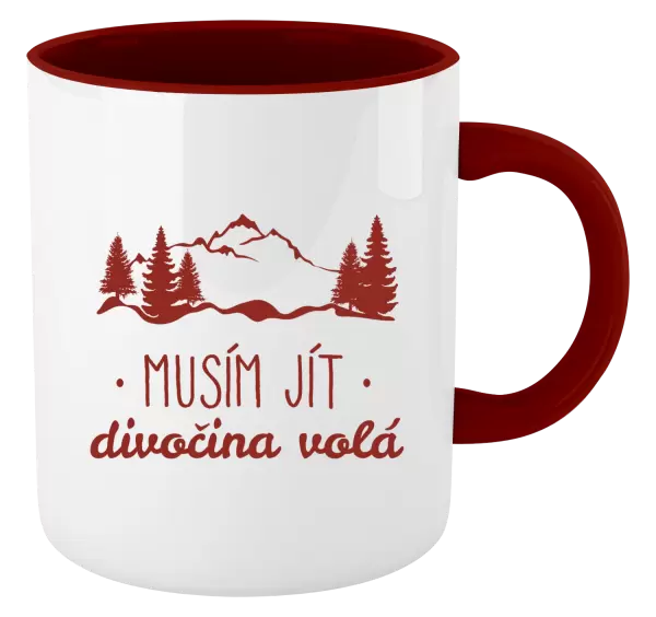 Hrnek Musím jít, divočina volá