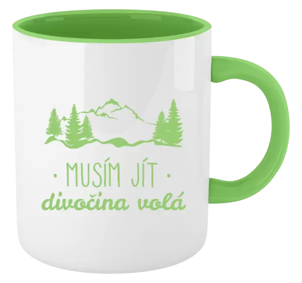 Hrnek Musím jít, divočina volá