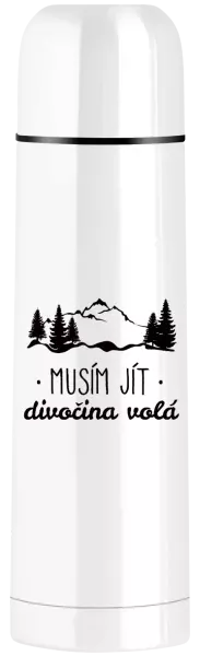 Termoska Musím jít, divočina volá