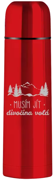 Termoska Musím jít, divočina volá