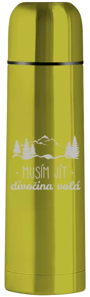 Termoska Musím jít, divočina volá