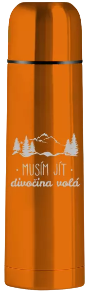 Termoska Musím jít, divočina volá