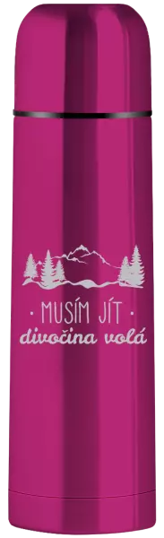 Termoska Musím jít, divočina volá