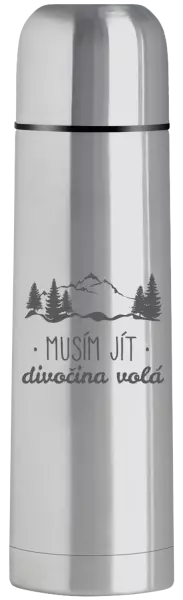 Termoska Musím jít, divočina volá