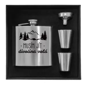 Placatka v krabičce Musím jít, divočina volá