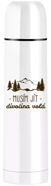 Termoska Musím jít, divočina volá