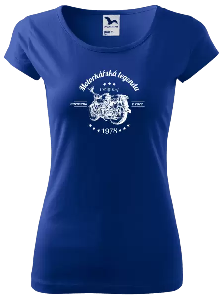 Dámské tričko Motorkářská legenda