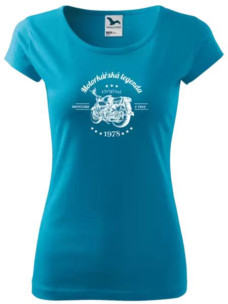 Dámské tričko Motorkářská legenda