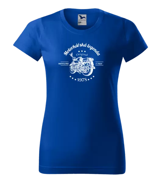 Dámské tričko Motorkářská legenda