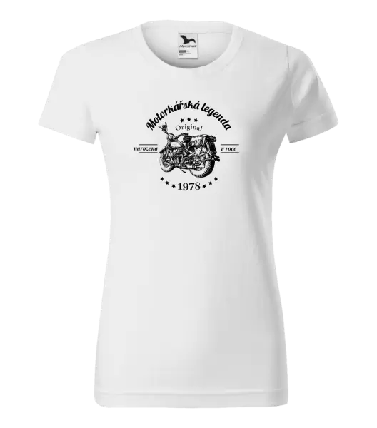 Dámské tričko Motorkářská legenda