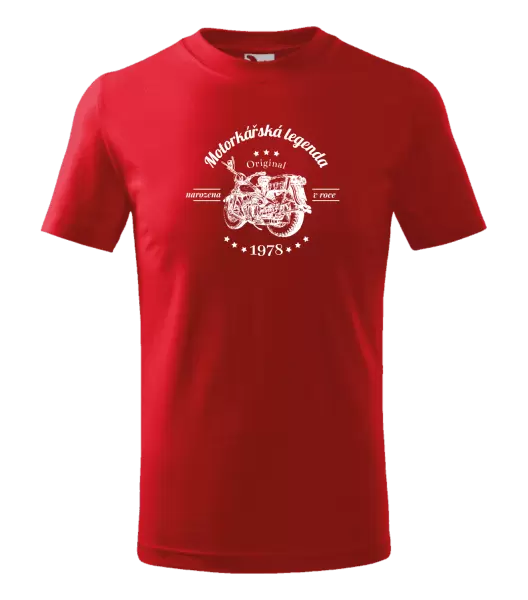 Dětské tričko Motorkářská legenda