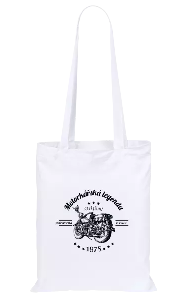 Látková taška Motorkářská legenda