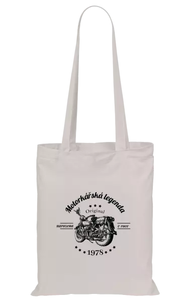 Látková taška Motorkářská legenda