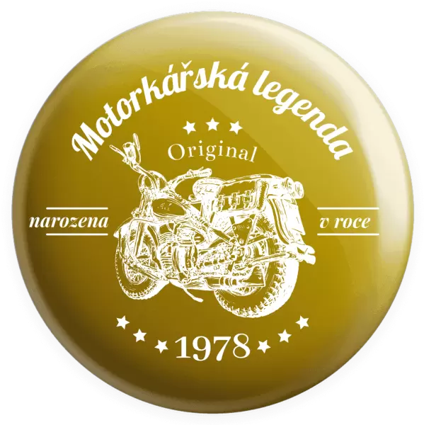 Placka Motorkářská legenda