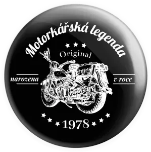 Placka Motorkářská legenda