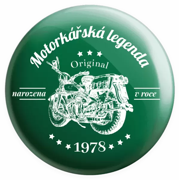 Placka Motorkářská legenda
