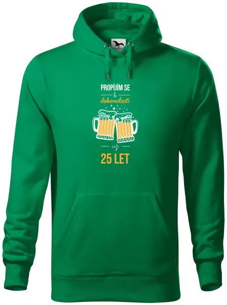 Pánská mikina Propíjím se k dokonalosti už x let