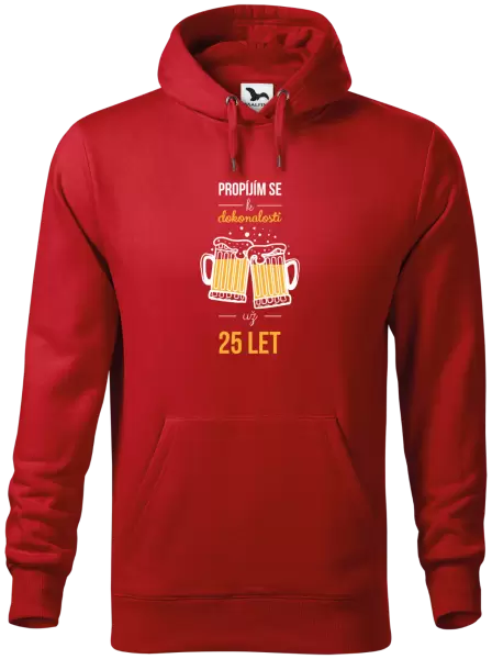 Pánská mikina Propíjím se k dokonalosti už x let