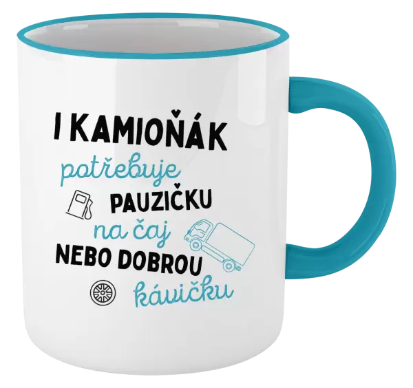 Hrnek I kamioňák potřebuje pauzičku