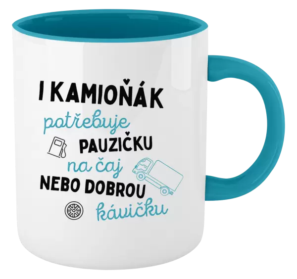 Hrnek I kamioňák potřebuje pauzičku