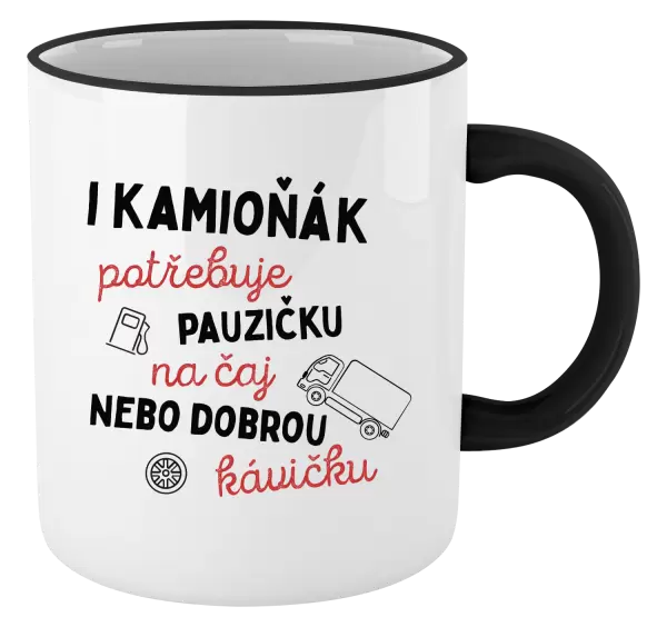 Hrnek I kamioňák potřebuje pauzičku